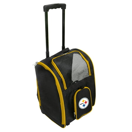 NFL Pittsburgh Steelers Pet Carrier Premium Bag With (Best Of Stealers Wheel)