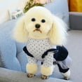 thumbnail image 5 of Pet Denim Dress with Cute Bow-Knot Vest Skirt Lace Tutu Summer Spring Clothes for Cats and Small Dogs, 5 of 8
