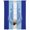 Navy Blue, variant on Sheer Curtains 96 Inches Long, Tropical Fish Light Filtering Window Curtains for Living Room, Mandalas Boho Modern Green Abstract Stripe Rod Pocket Voile Sheer Curtain Drapes, 52"W x 96"L, 2 Panels