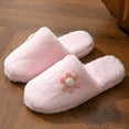 thumbnail image 2 of Dakaela Womens Mens Plush Fuzzy Slippers Winter Warm Flat House Shoes Non Slip Indoor Bedroom Slides, 2 of 5
