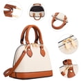 thumbnail image 4 of Women Handbags Set 4pcs Purses for Women Tote Bags Satchel Shoulder Bag Wristlet Bag Clutch Purse for Women, 4 of 8