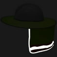 thumbnail image 6 of Full Brim Hard Hat Sun Shade Visor Neck Shield-LIME, 6 of 6