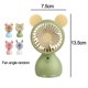 thumbnail image 2 of Mini ventilador de mano, ventilador recargable USB portátil, velocidades ajustables MFZFUKR BST3028188-2, 2 of 6
