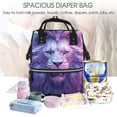 thumbnail image 5 of Daiia Cool Lion Head Large Capacity Baby Bag Waterproof Stylish Diaper Bag Mummy Backpack Adjustable Straps Diaper BagBaby Essentials Bag, 5 of 6