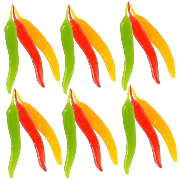 Artificial Peppers Chili Pepper Ornaments Shop Decoration Rural Farmhouse Style Realistic Decoration 18Pcs