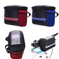 thumbnail image 1 of Bolsa de manillar de bicicleta de 2 piezas, bolsa delantera para bicicleta, soporte para cesta, paquete de almacenamiento para montar Baoblaze bolsas de manillar de bicicleta, 1 of 8