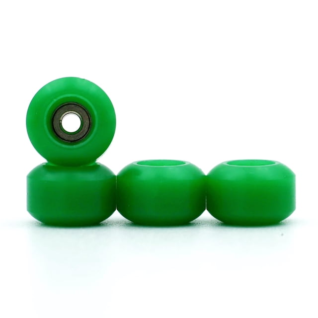 Ruedas para Fingerboard RACOFSB 7.2x4.5mm Duraderas de POM Verde