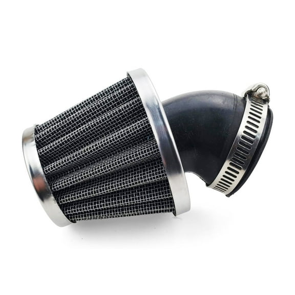 Air Filter 44mm, 30 Degree, Cone Chrome / Pocket Bike, ATV, Dirt Bike, 47cc/49cc