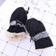 thumbnail image 3 of 4 botas de lluvia antideslizantes para mascotas, cubrepiés de perro, botas de felpa gruesas, suela protectora para patas (negro, talla 4), 3 of 7