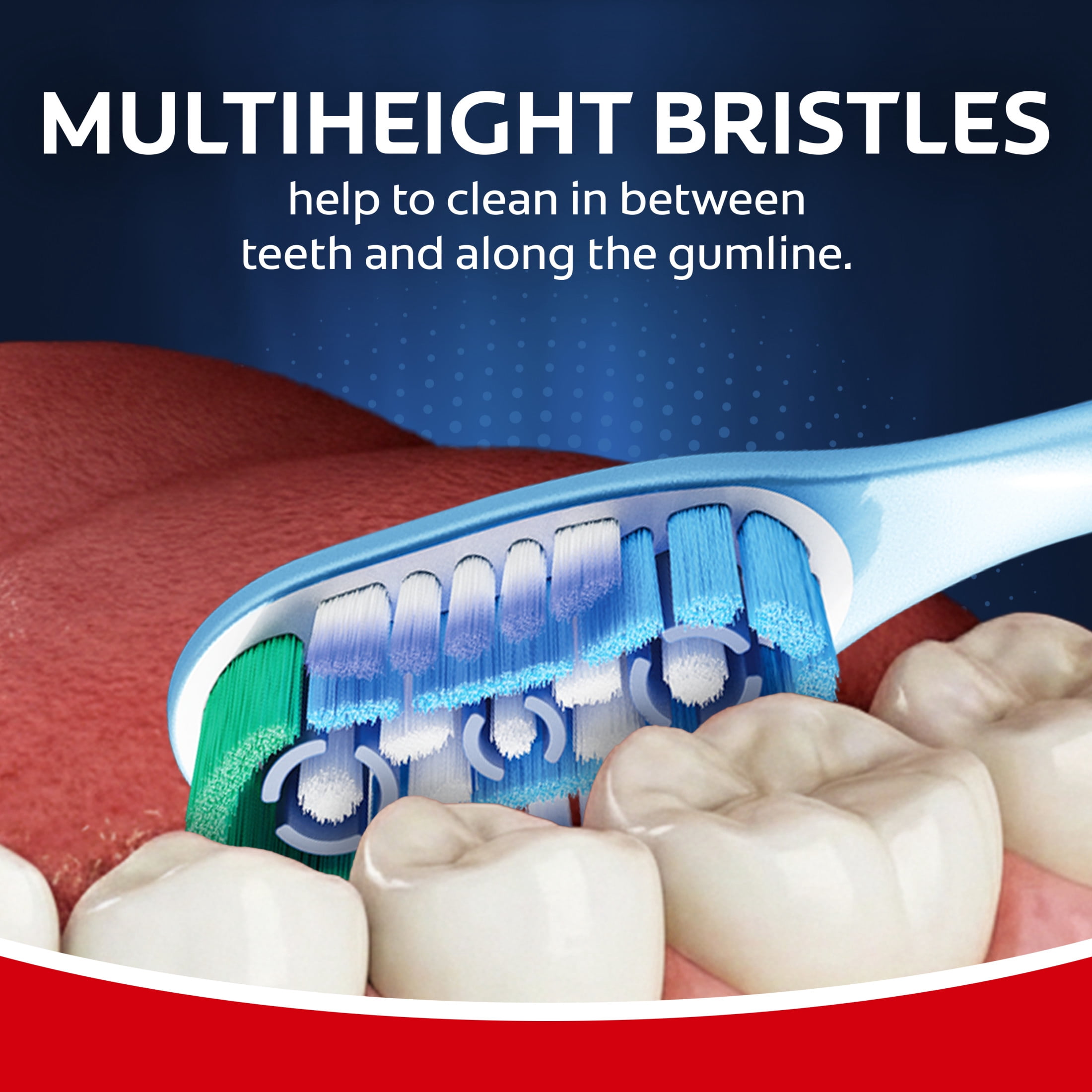 Colgate 360 Deep Clean Toothbrush Pack, Soft Adult Toothbrushes, 5 Pack