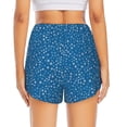 thumbnail image 4 of Goofa Blue Star Print Printed Women 2 in 1 Running Shorts,Quick Dry Athletic Workout Shorts,High Waisted Athletic Shorts with Liner Pockets-XX-Large, 4 of 9