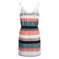 thumbnail image 4 of Smilkoo Contrast Dress Women Spaghetti Striped Casual Dress, 4 of 4