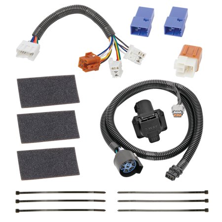 - 05-12 Frontier/Pathfinder/Xterra/09-12 Equator 7Way Tow Package Wiring Harness Replacement Auto Part, Easy to Install