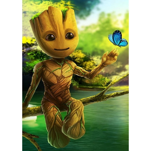 (SZ460) Resina Diamante Treeman Groot Diamante 30*40CM