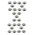 thumbnail image 6 of Heavy Duty Dog Dish Bulk Packs Mirror Finish Non Slip No Tip or Skid Wide Edge (64 Ounce - 25 Dishes), 6 of 9