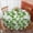 St. Patrick's Day-1, variant on St. Patrick's Day and Mustaches Round Tablecloth 60", Wrinkle-Resistant Wipeable Cover for Kitchen, Dining, Picnic & Patio