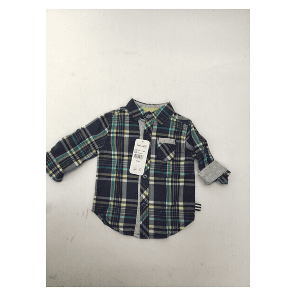 Splendid Infant Boys Plaid Shirt, Multicolor,3-6 Months