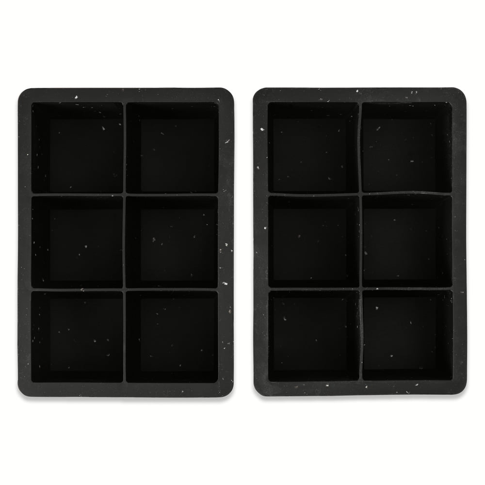 (6 pack) Thyme & Table Silicone Ice Cube Trays, Set of 2