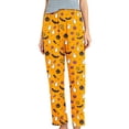 thumbnail image 2 of Jovrlynd Pajama Pants for Women Halloween Cute Print Elastic Waist Pockets Plus Size Sleep Pants Soft Comfy Lounge Pants, S-5XL, 2 of 5