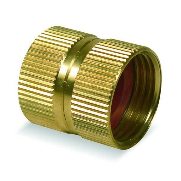 Westward Hose To Hose Connector,Dbl Female,3/4 1P724