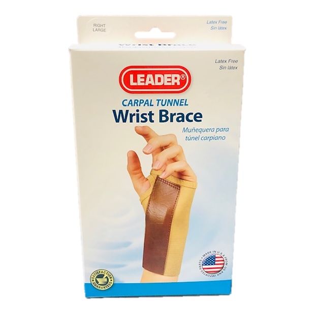 Leader Carpal Tunnel Wrist Brace, Large, Right, 1ct 096295124484S748