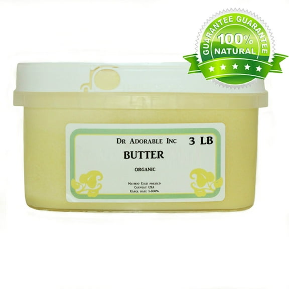 Dr Adorable - 3 lb - Carrot Butter - Unrefined Organic Fresh Natural