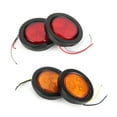 thumbnail image 1 of Noref 4 Pcs Indicateur Rond LED Rouge et Jaune 2.5 Po pour Camion Lourd Remorque, 1 of 8