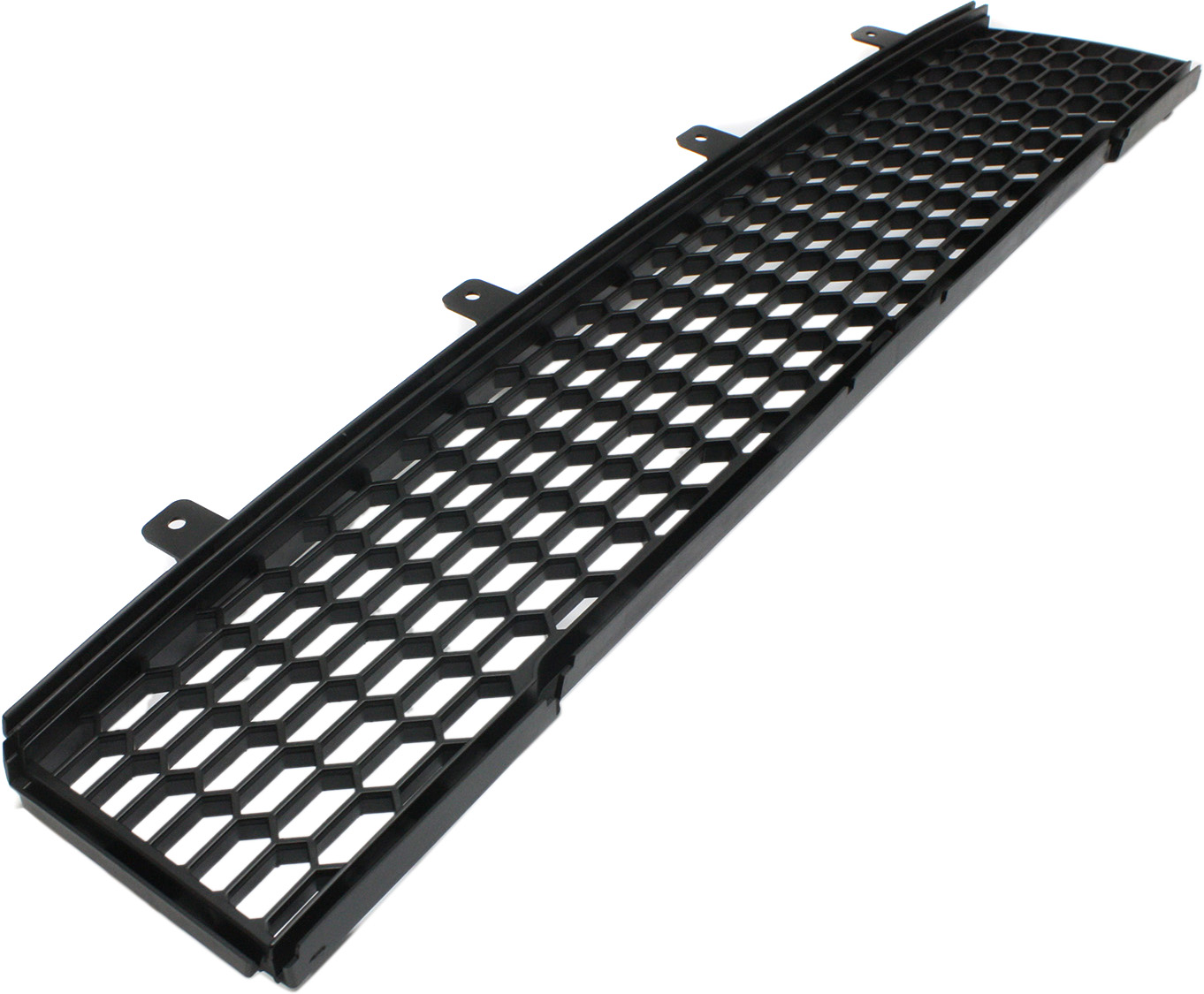 Bumper Grille Compatible With 2012-2017 Fiat 500 Front, Lower Textured Gray