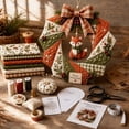 thumbnail image 3 of Fabric Poke Wreath DIY Kit, Christmas Wreath DIY Kit for Adults, Door Hanging Holiday Craft Decor with Bow, 3 of 6