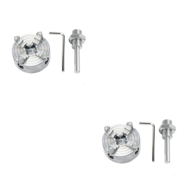 Riwesomey Abrazadera de torno autocentrante de aleación de Zinc, abrazaderas manuales de repuesto, accesorios de carpintero para manualidades Type6 NO6