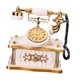 thumbnail image 2 of Caja de Música con Forma de Teléfono, Artículo de Colección, Decoración de Mesa con Forma de Teléfono, Adorno Nostálgico de Estilo Europeo, Hecho de P Blanco, 2 of 9