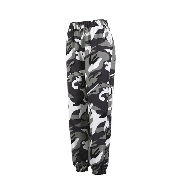 camo loopback cargo joggers