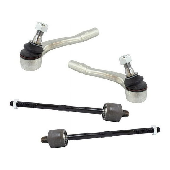 Tie Rod End Set 4 Piece - Compatible with 2008 - 2011 Mercedes-Benz C300 2009 2010