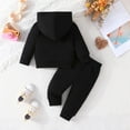 thumbnail image 4 of Mercatoo Baby 2 Piece Outfit I Love Papa Sweatsuit Set Long Sleeve Hoodies Sweatpants Suit Cotton Cute Joggers 𝐓racksuit, 4 of 6
