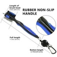 thumbnail image 4 of FORICOM Golf Club Brush and Club Groove Cleaner, Aluminum Clip for Portability and Loss Prevention, Lightweight and Stylish, Ergonomically Designed, Can Be Easily Attached to a Golf Bag（Black）, 4 of 6