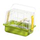 thumbnail image 5 of Caza de viaje de transporte de aves con percha de pie, portador de jaula de viaje portátil liviano para aventuras al aire libre, periquitos, loros conjunto de 3, 5 of 10