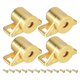 thumbnail image 1 of Uxcell 4 Set Pestillo Magnético de Aleación de Zinc para Puerta de Gabinete de Cocina, Dorado, 1 of 6
