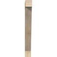 thumbnail image 2 of Ekena Millwork 4"W x 28"D x 36"H Traditional Block Rough Sawn Bracket, Douglas Fir, 2 of 25