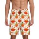 thumbnail image 1 of Balery Happy Thanksgiving Day1 Pantalones cortos de pijama de punto de algodón para hombre con cinturilla y bolsillos-XX-Large, 1 of 6