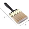 thumbnail image 6 of Bates- Paint Brush, 4 Inch, Soft Tip Paint Brushes for Walls, Brushes for Painting, Trim Paint Brushes, Stain Brush, Paint Brushes for Painting Walls, Oil Paint Brush, Soft Paint Brush, 6 of 8
