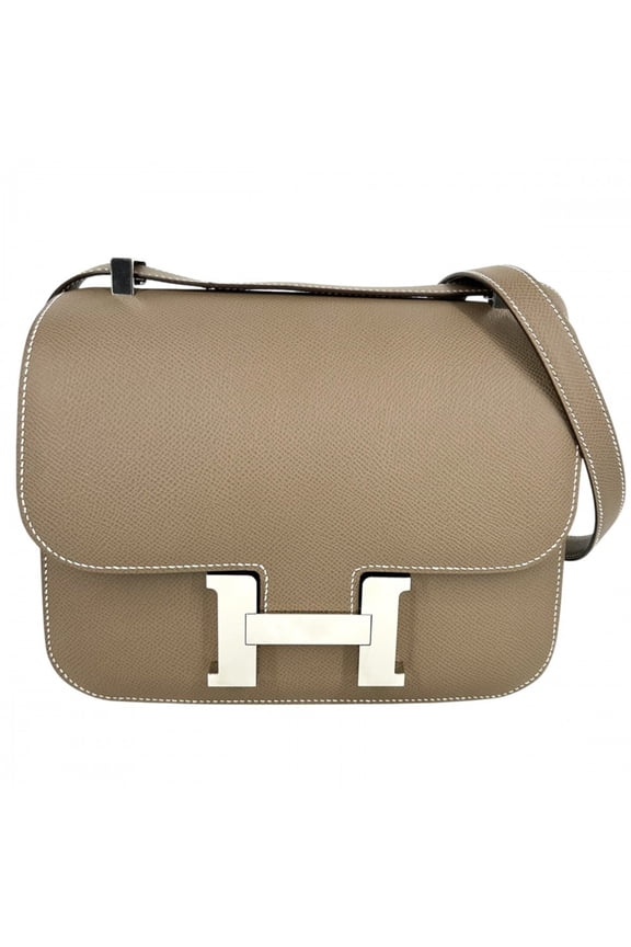 Pre-Owned Hermes Constance 24 Shoulder Bag for Women, Pochette, Bag, Crossbody Brown Genuine...