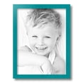 thumbnail image 2 of ArtToFrames 12" x 16" Aqua Picture Frame, 12x16 inch Green Wood Poster Frame (WOM-4428), 1 Pack, 2 of 8
