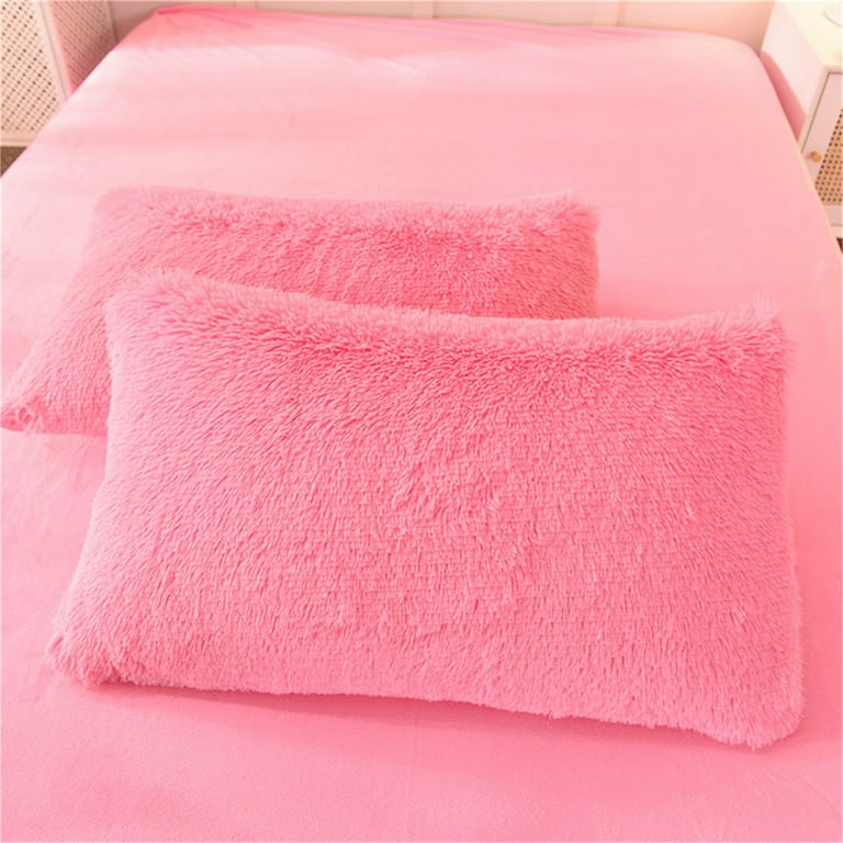 Gusuhome Shaggy Plush Duvet Cover Set Ultra Soft Fluffy Comforter Cover Set  Luxurious Fuzzy Quilt Cover Set Bedding Set 3Pcs (1Duvet Cover + 2Pillow