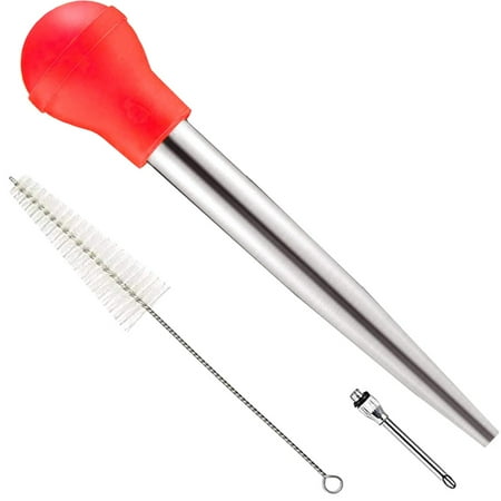 

1 Set of Turkey Flavor Injector Needle Flavor Injection Tool Turkey Marinade Injector