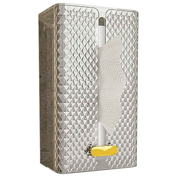 Counter Organizers Tissue Box Wall-Mounted Facial Tissue Face Towel Storage Bathroom Kitchen Paper Box Transparent