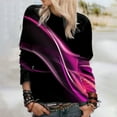 thumbnail image 2 of Durtebeua Casual Long Sleeve Drop Shoulder Pullover Tops Plus Size Sweatshirts for Women, 2 of 5