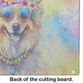 thumbnail image 5 of Pomeranian Hippie Dawg Glass Cutting Board Large 12 in x 15 in, 5 of 5