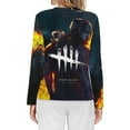 thumbnail image 2 of Dead by Daylight DBD Women's Pajama Top 3D Digital Print Sleepwear Trendy Crewneck Pullovers Long Sleeve Shirts 5XL, 2 of 8