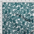 thumbnail image 4 of oneOone Polyester Spandex Teal Green Fabric Tropical Craft Projects Decor Fabric Printed By The Yard 56 Inch Wide, 4 of 4