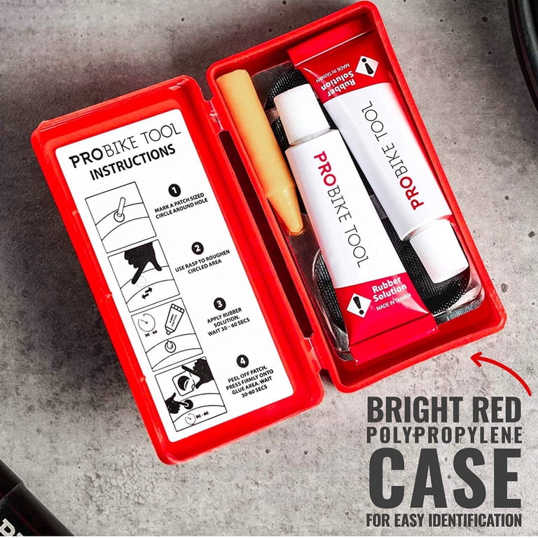 18 PCS GLUE-FREE Bike Tire Patch Repair Set, Bike Puncture Repair Patches, Wi $11.05